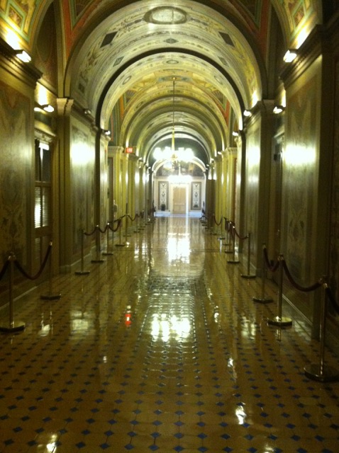 Photo of a hallway in the Capitol